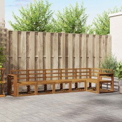 Ensemble de canapés d'extérieur 6 pcs Naturel 527167527167