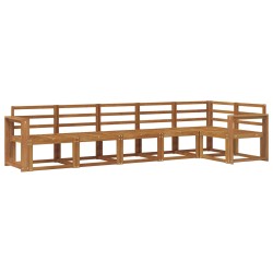 Ensemble de canapés d'extérieur 6 pcs Naturel 527167527167