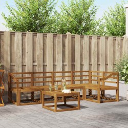 Ensemble de Canapés Naturel Bois d'Acacia Massif 527169527169