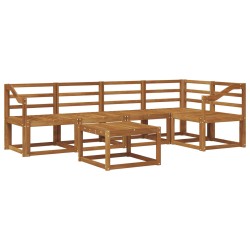 Ensemble de Canapés Naturel Bois d'Acacia Massif 527169527169