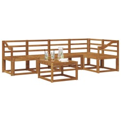 Ensemble de Canapés Naturel Bois d'Acacia Massif 527169527169