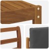 Ensemble de canapés d'extérieur 5 pcs Naturel et Anthracite 527170527170