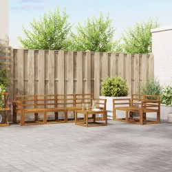 Ensemble de canapés d'extérieur 7 pcs Naturel 527176527176