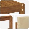 Ensemble de canapés d'extérieur 5 pcs Naturel et Beige 527180527180