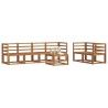 Ensemble de canapés d'extérieur 7 pcs Naturel 527183527183