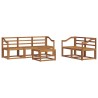 Ensemble de canapés d'extérieur 6 pcs Naturel 527186527186