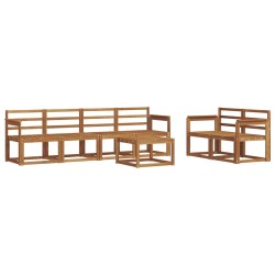 Ensemble de canapés d'extérieur 7 pcs Naturel 527187527187