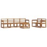 Ensemble de canapés d'extérieur 7 pcs Naturel 527187527187