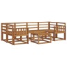 Ensemble de canapés d'extérieur 7 pcs Naturel 527188527188
