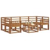 Ensemble de canapés d'extérieur 7 pcs Naturel 527188527188