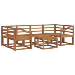 Ensemble de canapés d'extérieur 7 pcs Naturel 527189527189