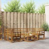 Ensemble de canapés d'extérieur 7 pcs Naturel 527190527190