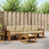 Ensemble de canapés d'extérieur 5 pcs Naturel et Beige 527200527200