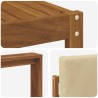 Ensemble de canapés d'extérieur 5 pcs Naturel et Beige 527200527200
