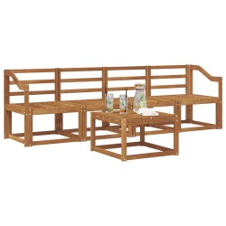 Ensemble de canapés d'extérieur 5 pcs Naturel 527205527205