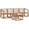 Ensemble de canapés d'extérieur 5 pcs Naturel 527205527205
