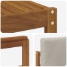 Ensemble de canapés d'extérieur 5 pcs Gris Naturel et Clair 527207527207