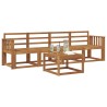 Ensemble de canapés d'extérieur 5 pcs Naturel 527208527208