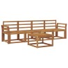 Ensemble de canapés d'extérieur 5 pcs Naturel 527210527210