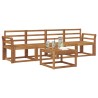 Ensemble de canapés d'extérieur 5 pcs Naturel 527210527210