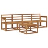 Ensemble de canapés d'extérieur 5 pcs Naturel 527213527213
