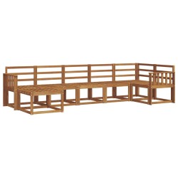 Ensemble de canapés d'extérieur 7 pcs Naturel 527220527220