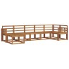 Ensemble de canapés d'extérieur 7 pcs Naturel 527220527220