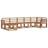 Ensemble de canapés d'extérieur 7 pcs Naturel 527222527222