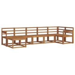 Ensemble de canapés d'extérieur 7 pcs Naturel 527223527223