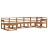 Ensemble de canapés d'extérieur 7 pcs Naturel 527223527223