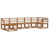 Ensemble de canapés d'extérieur 7 pcs Naturel 527224527224