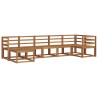 Ensemble de canapés d'extérieur 7 pcs Naturel 527225527225