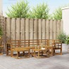 Ensemble de canapés d'extérieur 7 pcs Naturel 527227527227