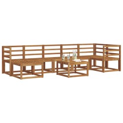Ensemble de canapés d'extérieur 8 pcs Naturel 527229527229