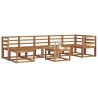 Ensemble de canapés d'extérieur 8 pcs Naturel 527229527229