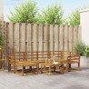 Ensemble de canapés d'extérieur 7 pcs Naturel 527230527230