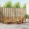 Ensemble de canapés d'extérieur 7 pcs Naturel 527231527231
