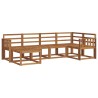 Ensemble de canapés d'extérieur 6 pcs Naturel 527235527235