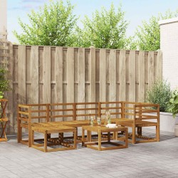 Ensemble de canapés d'extérieur Naturel Bois d'Acacia Massif 527238527238