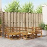 Ensemble de canapés d'extérieur Naturel Bois d'Acacia Massif 527238527238