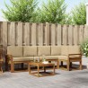 Ensemble de canapés d'extérieur 6 pcs Naturel et Beige 527241527241