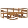 Ensemble de canapés d'extérieur 5 pcs Naturel 527263527263