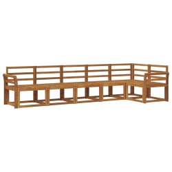 Ensemble de canapés d'extérieur 6 pcs Naturel 527266527266