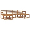 Ensemble de canapés d'extérieur 6 pcs Naturel 527274527274