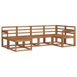 Ensemble de canapés d'extérieur 6 pcs Naturel 527276527276