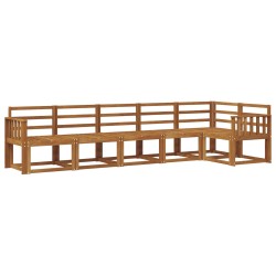 Ensemble de canapés d'extérieur 6 pcs Naturel 527281527281