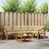 Ensemble de canapés d'extérieur 6 pcs Naturel et Beige 527283527283