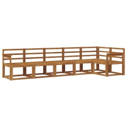 Ensemble de canapés d'extérieur 6 pcs Naturel 527284527284