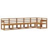 Ensemble de canapés d'extérieur 6 pcs Naturel 527284527284
