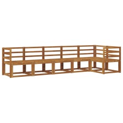 Ensemble de canapés d'extérieur 6 pcs Naturel 527287527287